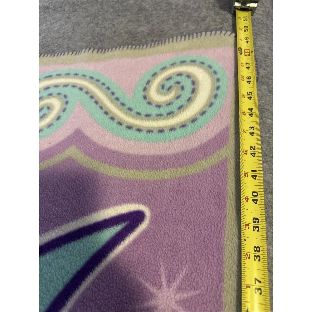 Disney Fairies Tinker Bell Purple Lavender Dream Throw‎ Blanket Fleece